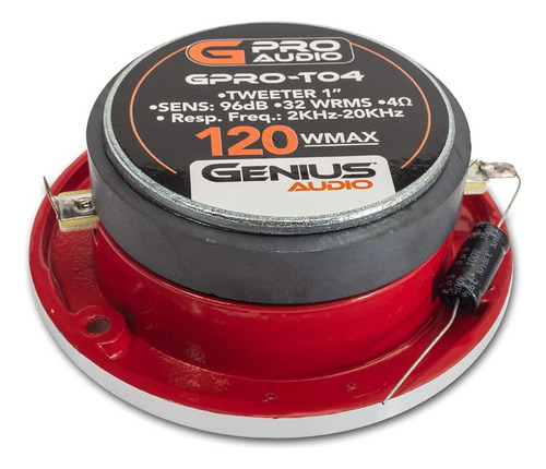 Gpro-t04 Tweeters Open Show Diafragma De Aluminio 92 Db/w