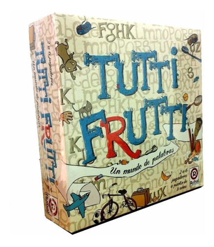 Tutti Frutti Clasico Juego De Palabras Ruibal - Mundo Manias