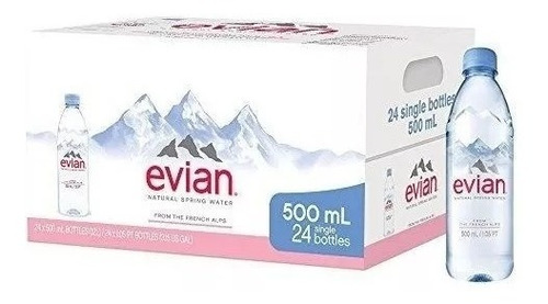 Agua Evian (24 Unid X500ml)envios Bonificados A Todo El Pais