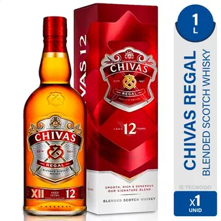 Whisky Chivas Regal 12 Años X 1 Litro Blended - 01mercado