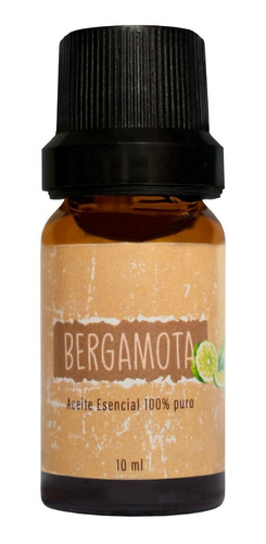 Aceite Esencial De Bergamota 10 Ml 100% Natural Y Puro