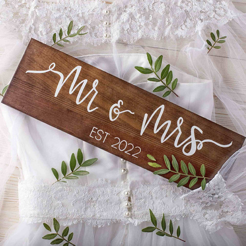 Craftwize Mr And Mrs Marron Estuche Boda Incluida 2022