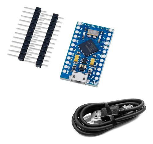 Leonardo Pro Micro 5v Compatível Com Arduino + Cabo C/ Nf-e