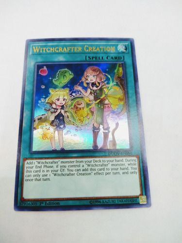 Witchcrafter Creation Yugioh Ultra Rara