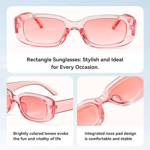 Lentes De Sol Modas Vintage,2 Pares De Lentes De Sol