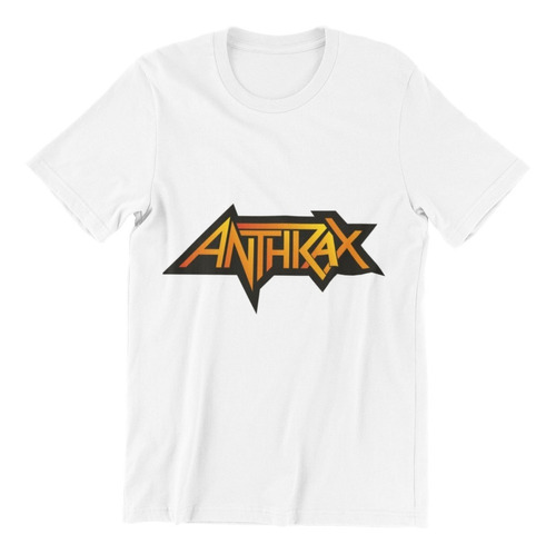 Polera Unisex Anthrax Heavy Metal Musica Logo Estampado