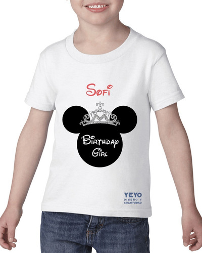 Playera Minnie Birthday