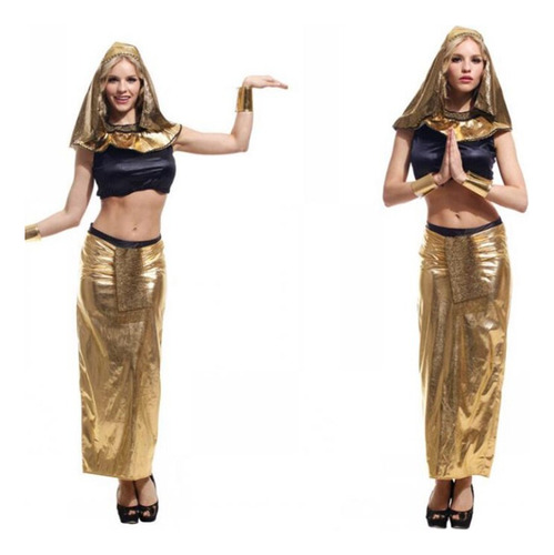 Vestido Egípcio De Cleopatra Pharaoh King Para Meninas Vesti