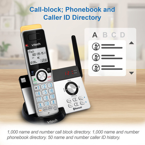 Teléfono Inalámbrico Vtech Is8121-4 De Súper Largo Alcance C