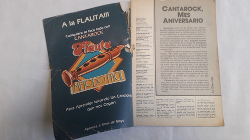 Revista Antigua * Canta Rock * N° 39 Cancionero (Usado)