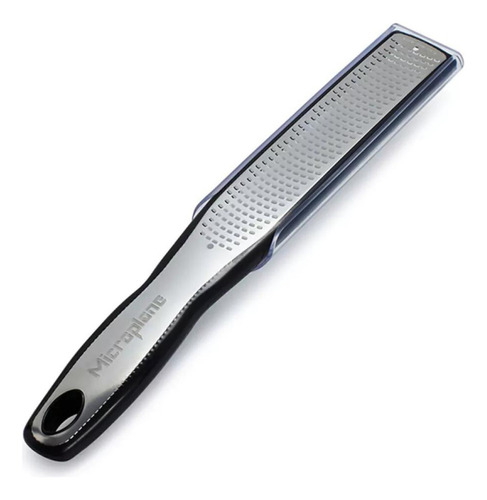 Zester Con Mango Antideslizante Linea Elite Microplane Usa Color Negro