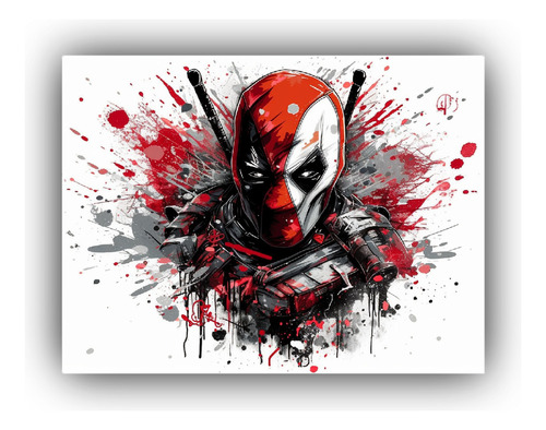 Poster Telas Sublimadas Deadpool Surrealista 65x50cm