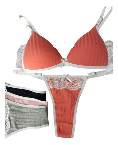 Conjunto Celi Triang/soft/less Reg Pack X 12 Und (art 1295) Varios Algodon/morley 85-100