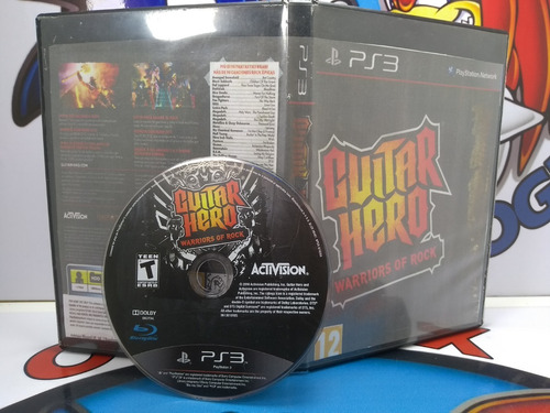 Guittar Hero Warriors Of Rock Ps3 Playstation Jogo Original