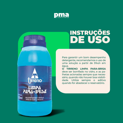 Limpa Para-brisa Seca Rápido Remove Resíduos Gordura 06 Unds