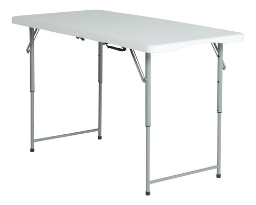 Mesa Plegable Halten Rectangular Tipo Maleta 120 Cm Blanca