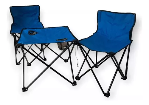 Mesa Plegable acero para Playa y Camping