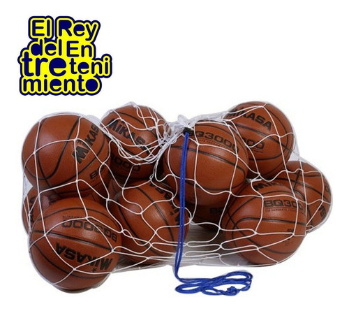 Imagen 4 de 7 de Red Bolsa Para Pelotas Fútbol, Basketball, Volley - El Rey