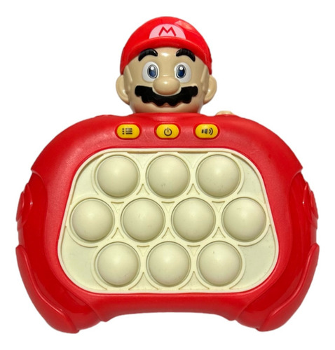 Juego Pop It Eléctrico 4 Modos De Juego Incluye Baterías Color Mario