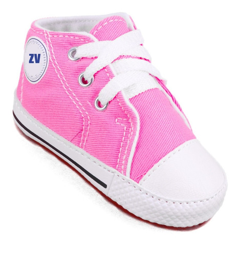 Tenis Bebe Niña Rosa Comodos Pantunfla Pini-r Ligeros