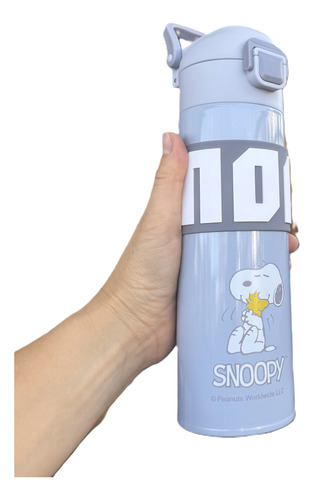 Botella Termo De Agua Frio Caliente Para Niños Snoopy 500 Ml