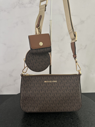 Bolsa Crossbody Michael Kors Jet Set Travel Multi Mk
