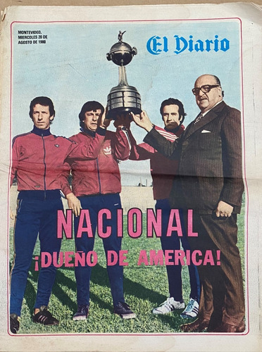 Nacional Dueño De América, 1980, Supl El Diario 16 Pag, Ez4c