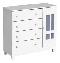 Comprar Cômoda Quarto Bebê Fraldário Ariel Branco Carolina Baby