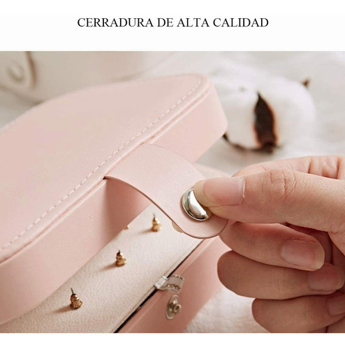 Imagen 5 de 8 de Caja De Joyero Organizador De Pulsera Joyero Portátil