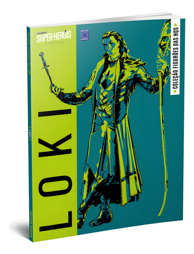 Coleção Figurões das HQs - Loki, de Editora Europa. Editorial Editora Europa Ltda., capa mole em português, 2021