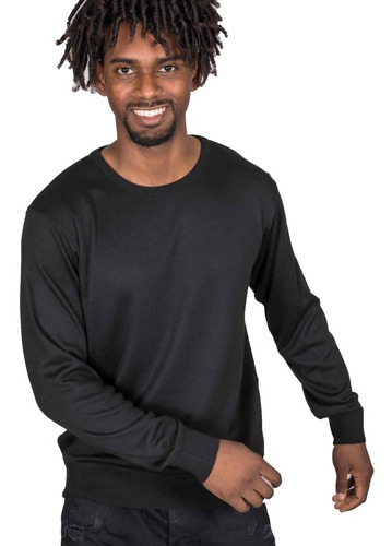 Imagen 4 de 6 de Sweater De Hombre Importado Pullover Escote O Varios Colores