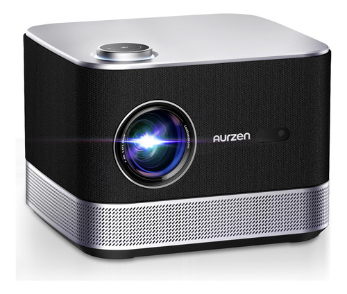 Projetor Aurzen Boom 3 4k Com Suporte Para Alto-falante 500