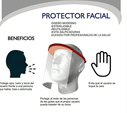 Mascara Protector Facial Reutilizable Calidad Reforzada