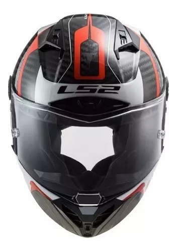 Casco Ls2 Thunder Ff805 Racing Carbono Red - Cafe Race