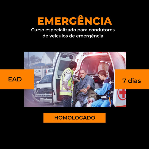 Curso Especializado Condutores Transporte De Emergência Ead