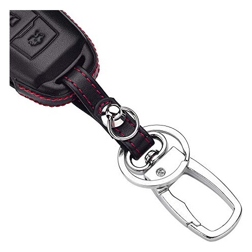 Tm 2 3 Boton Cuero Flip Remote Key Fob Estuche Para Ford