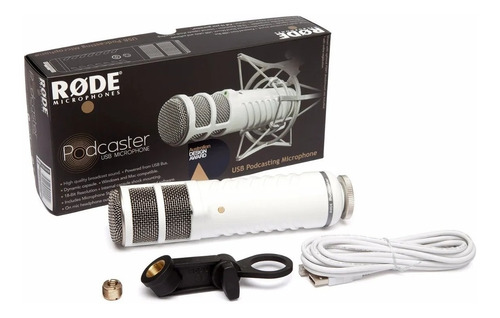 Micrófono Condenser Usb Estudio Rode Podcaster - Om