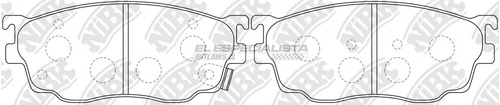 Pastillas De Freno Mazda 626 Coupe 2.0 1997 Nibk