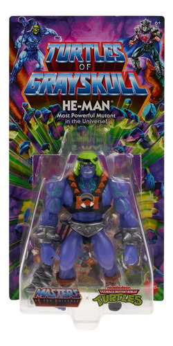 Mutated He-man Masters Of The Universe Turtles Of Grayskull