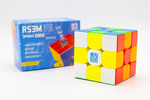 Rs3m V5 Cubo Rubik 3x3 Ajuste Dual Magnetico Moyu Rs3 Imanes