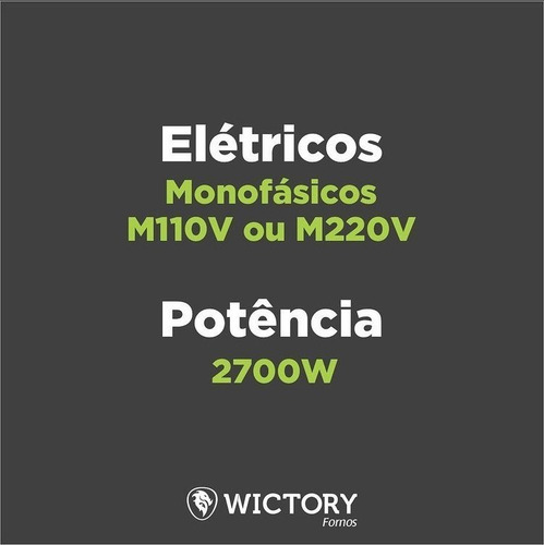 Forno Elétrico Convector 5 Esteiras P/ Bolos Wictory- Wcv535