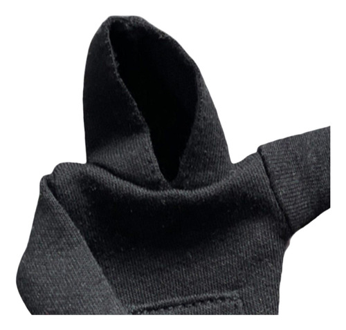 Sudadera Con Capucha De Tela En Miniatura A Escala 1/12 Para