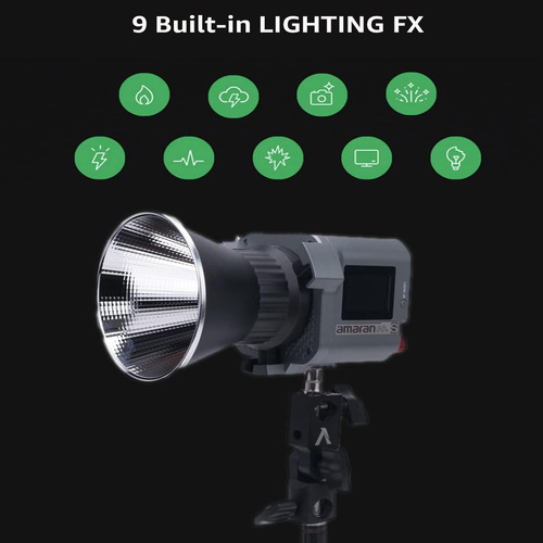 Lámpara Led De Vídeo Aputure Amaran Cob, 60 X S, Soporte Bow