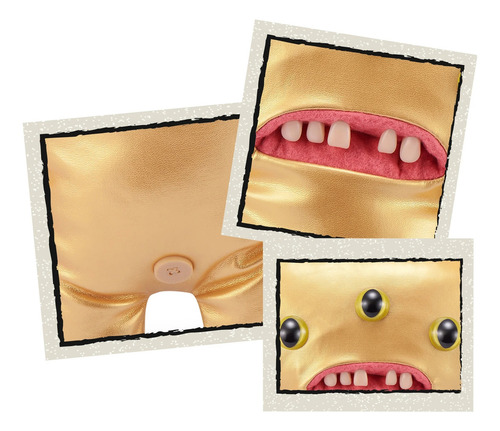 Fuggler Peluche Con Dientes Laboratory Misfits Color Reeko Gold Fuggler