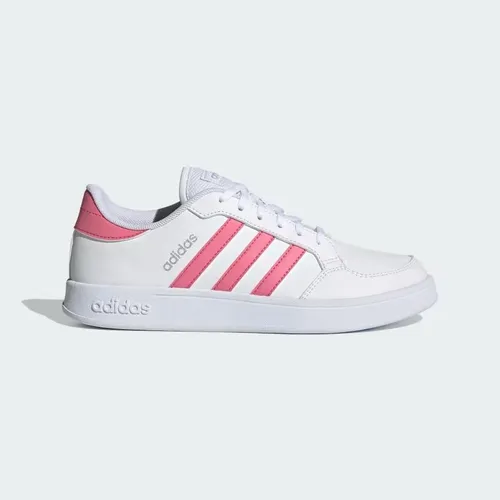 Adidas blancas con rosado sale