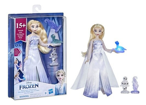 Frozen Elsa Parlante Y Sus Amigos +20 Sonidos Y Frases 28 Cm