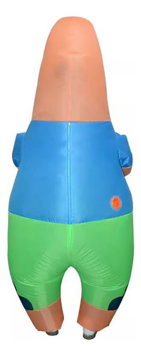Disfraz Inflable De Bob Esponja Con Forma De Estrella De Patricio, Divertido Disfraz Inflado De Cuerpo Entero, Bonito Accesorio De Dibujos Animados Pa