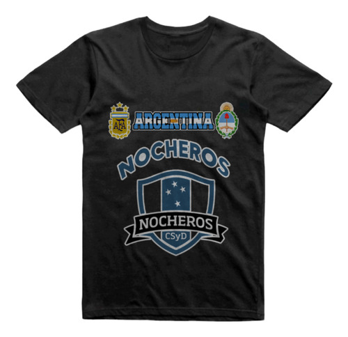 Remera Infantil Negra Club Norberto De La Riestra