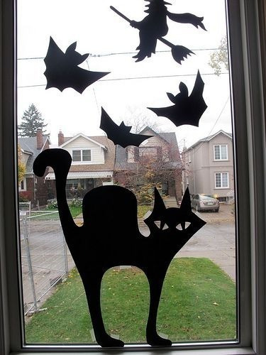 Gato Decorativo Halloween O Día De Brujas 