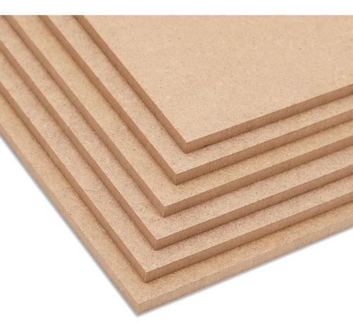6 Placas Base Para Maqueta Diorama 30x20cm Madera Mdf 3mm
